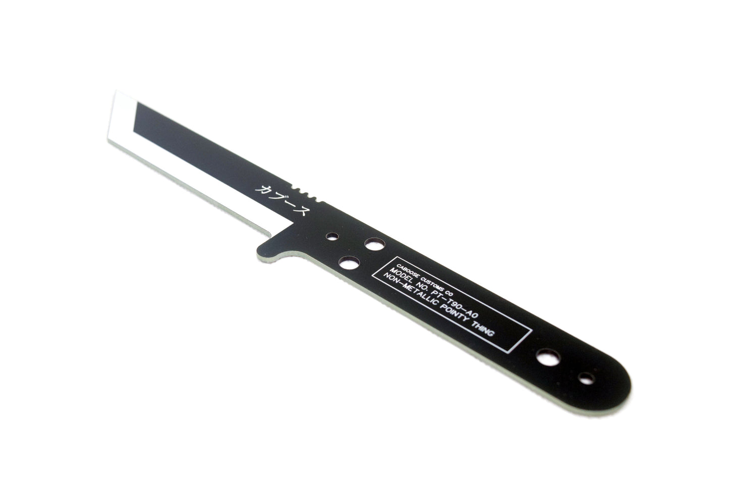 Delta Dart Knife Alternative - Concealable, Non-Metallic, Compact, Thin, Light