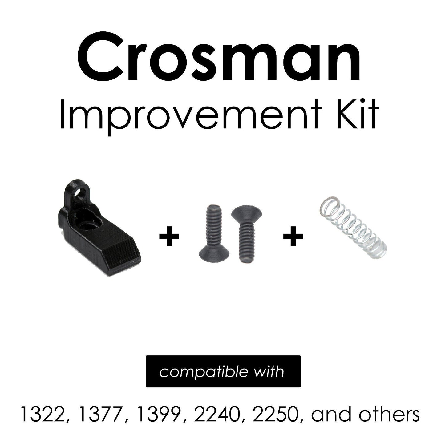 Crosman Improvement Kit (Sight, Screws, Spring) for 1322, 2240, 2250, 1377, etc.