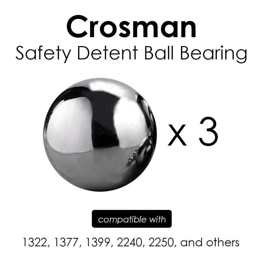 [Set of 3] Crosman Safety Detent Ball Bearing for 1322 1377 2240 2250 2300 2400
