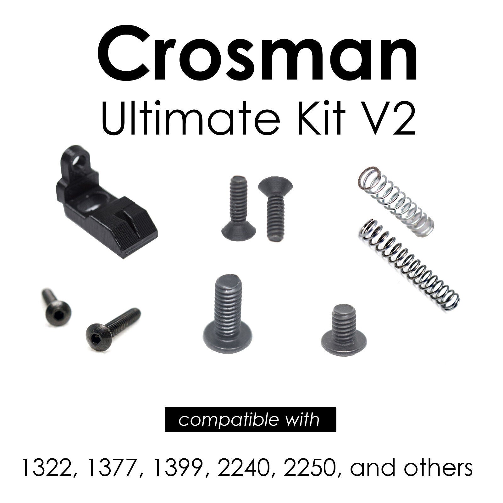 Sight Spring Kit Crosman Ultimate Kit (Sight, Hex Screws, Springs) for 1322 1377 1399 2 ...