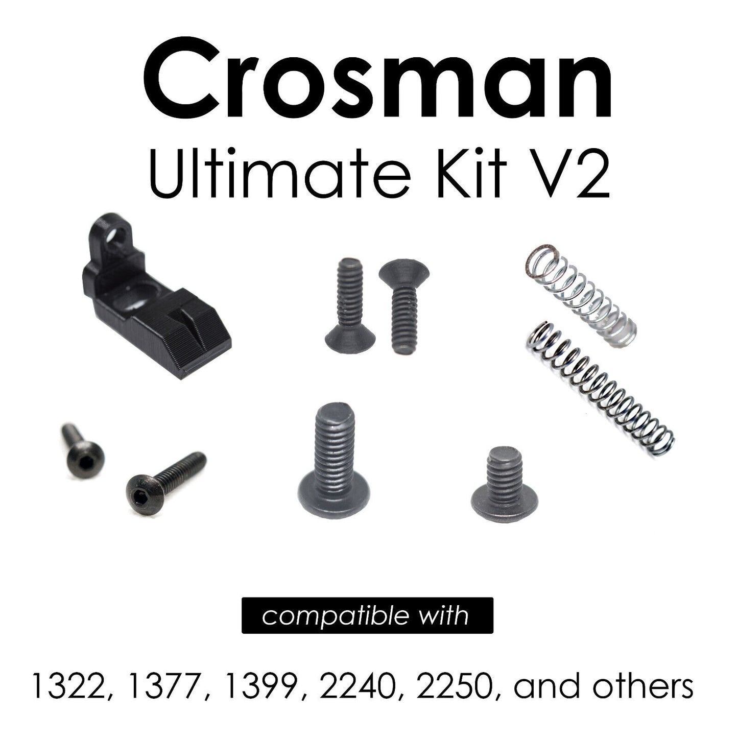 Crosman Ultimate Kit (Sight, Hex Screws, Springs) for 1322 1377 1399 2240 2250